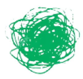 Doodle Green Circle