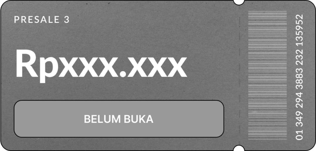 PRESALE 3 Ticket Coming Soon